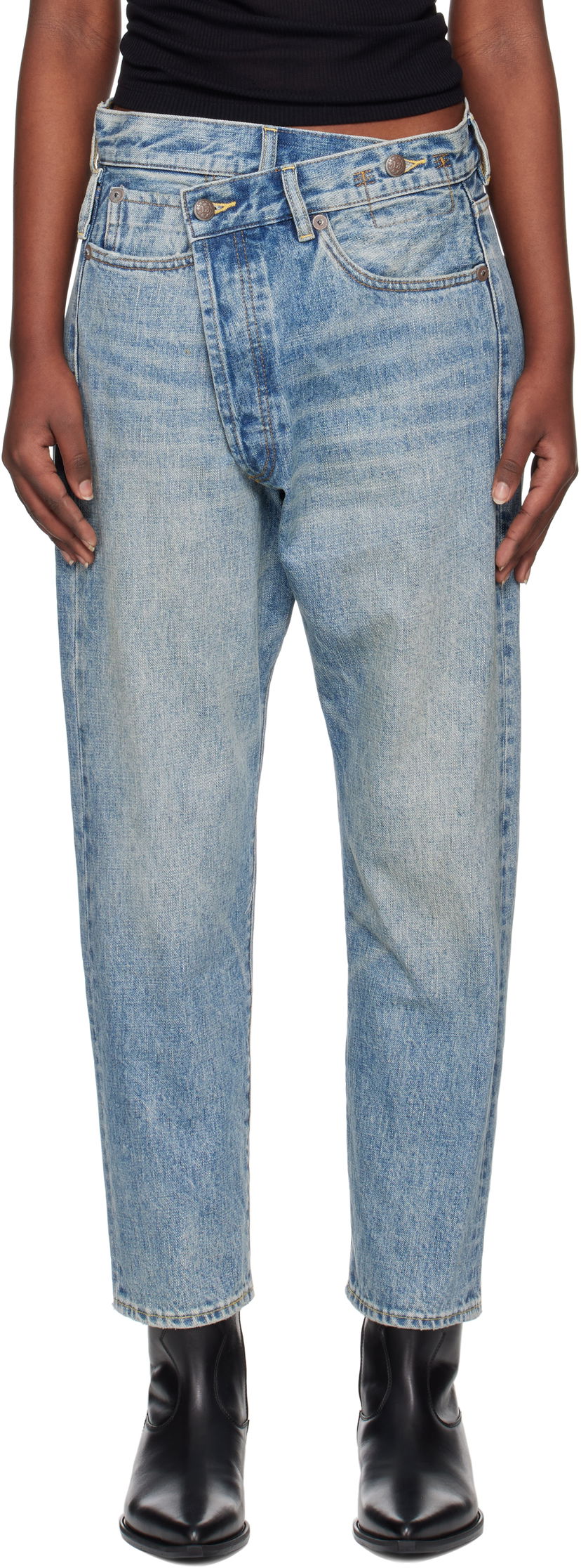 Jeans R13 R13 Crossover Jeans Sininen | R13W2048-D149B