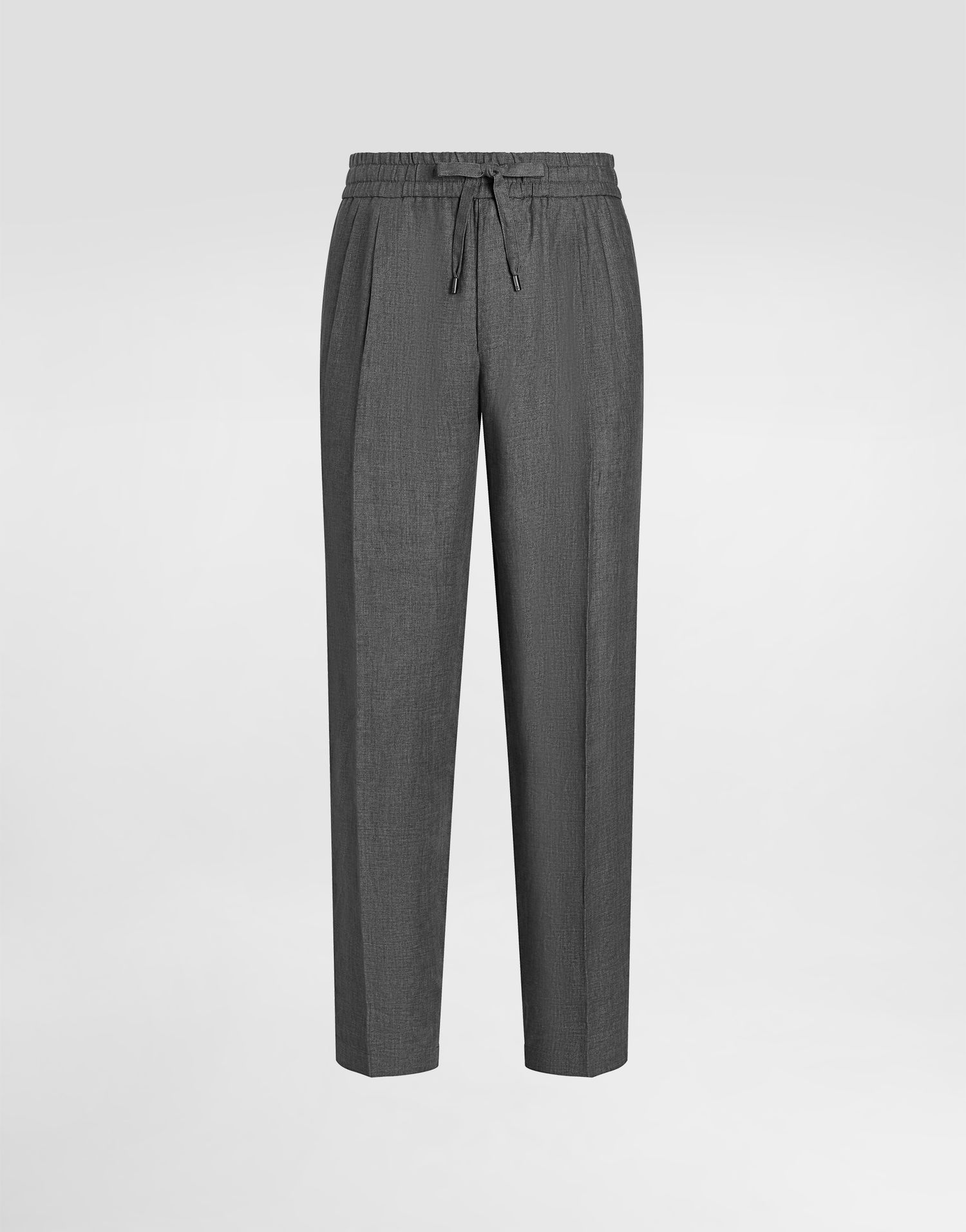 Housut Dolce & Gabbana Dolce & Gabbana Washed Linen Canvas Jogging Trousers Harmaa | GP12QZFU4MFN0701, 0