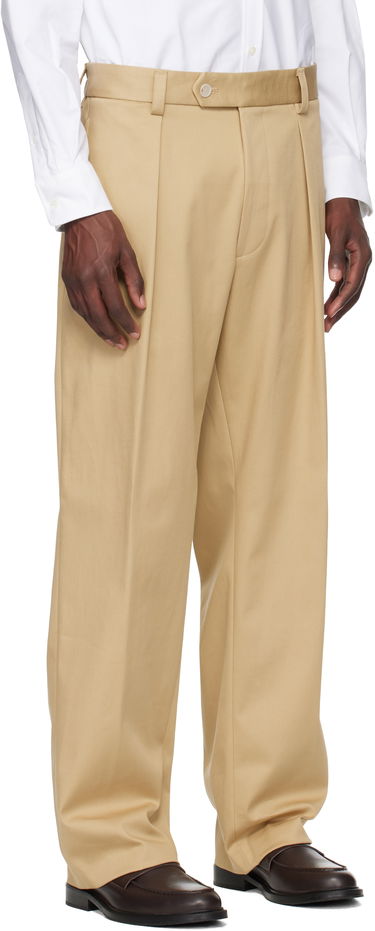 Housut BOSS BECKHAM x BOSS Stretch Cotton Trousers Valkoinen | 50549203, 2