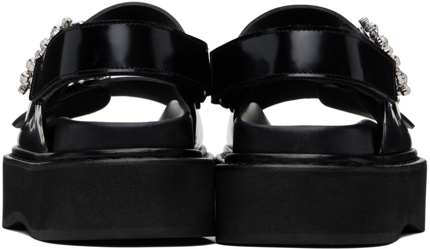 Asusteet Simone Rocha Simone Rocha Beaded Platform Sandals Musta | SLD48 0740, 1