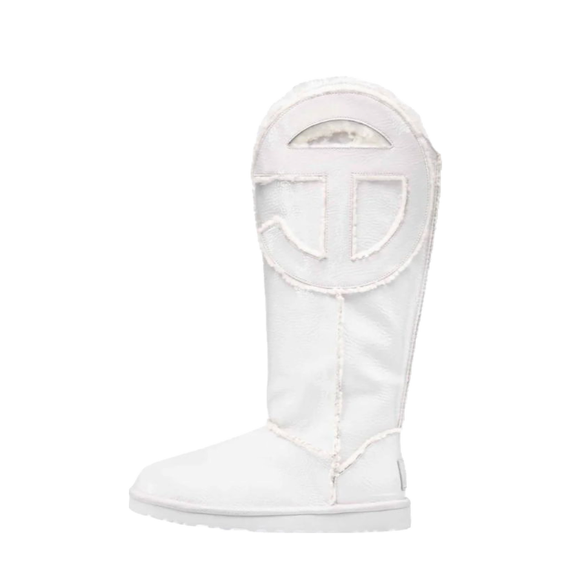 Tennarit ja kengät UGG Telfar x Logo Tall "Crinkle White" Valkoinen | 1155871-WHT