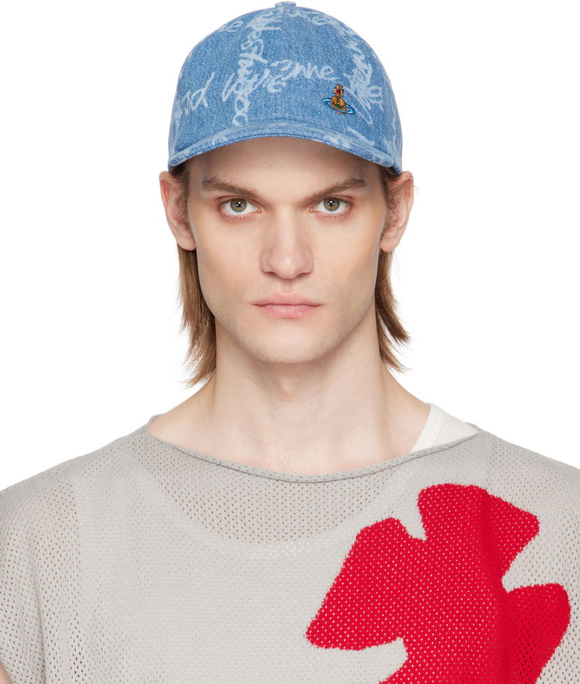 Korkki Vivienne Westwood Vivienne Westwood VW Grid Baseball Cap Sininen | 81020019-W014I-