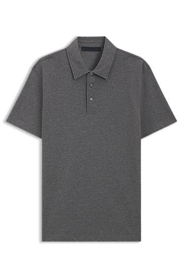 Poolopaita BOSS BECKHAM polo shirt in cotton and silk Harmaa | 50554093