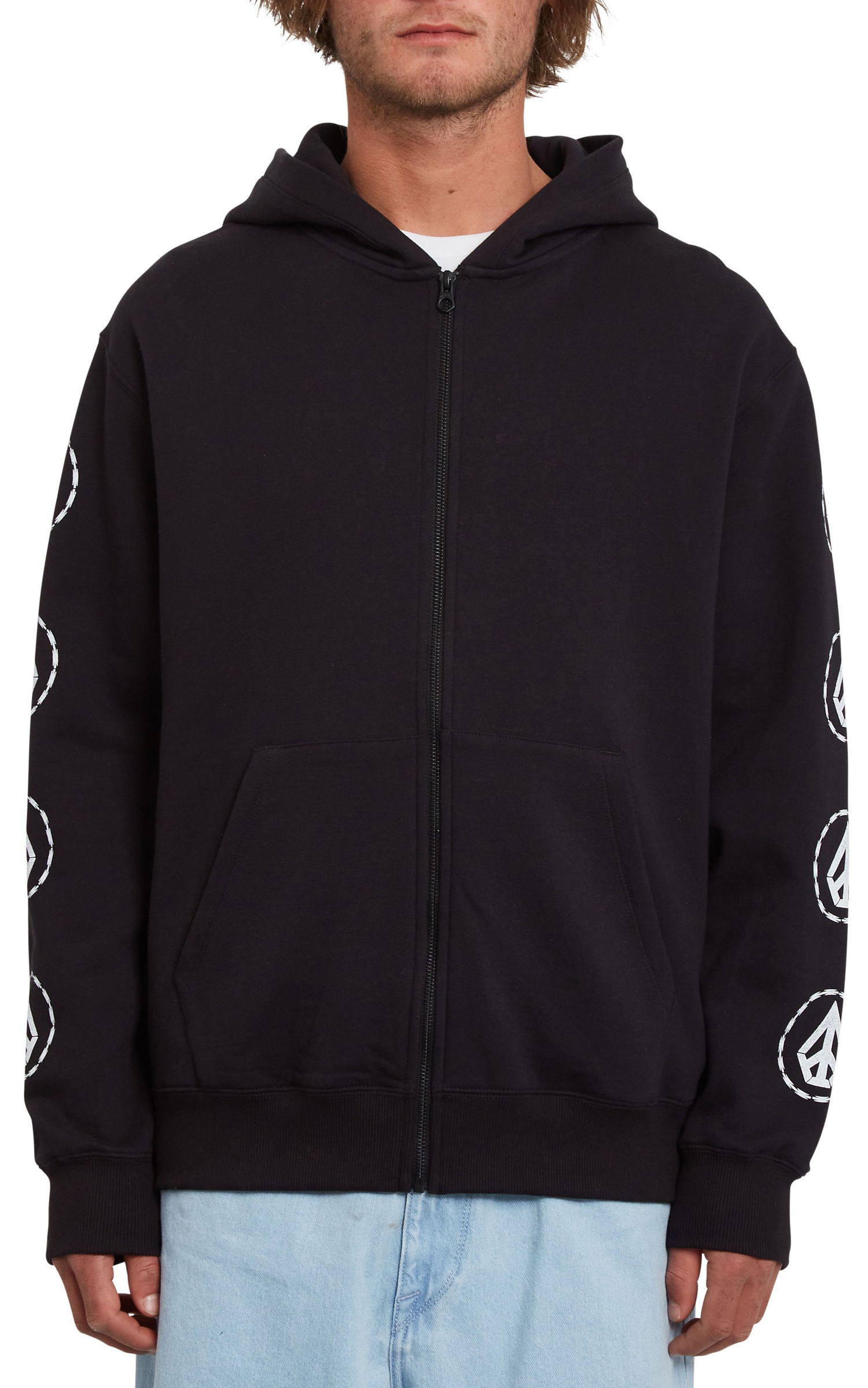 Huppari Volcom Extends Zip Fleece Musta | A4832103-NBK, 0