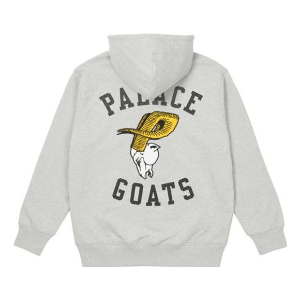 Huppari Palace Goats Graphic Print Hoodie Harmaa | P22CS135