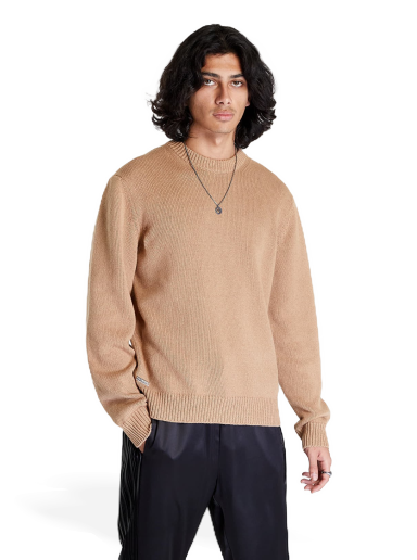 Huppari Han Kjøbenhavn Crewneck Knit Cashmere Beige | M-131177-015