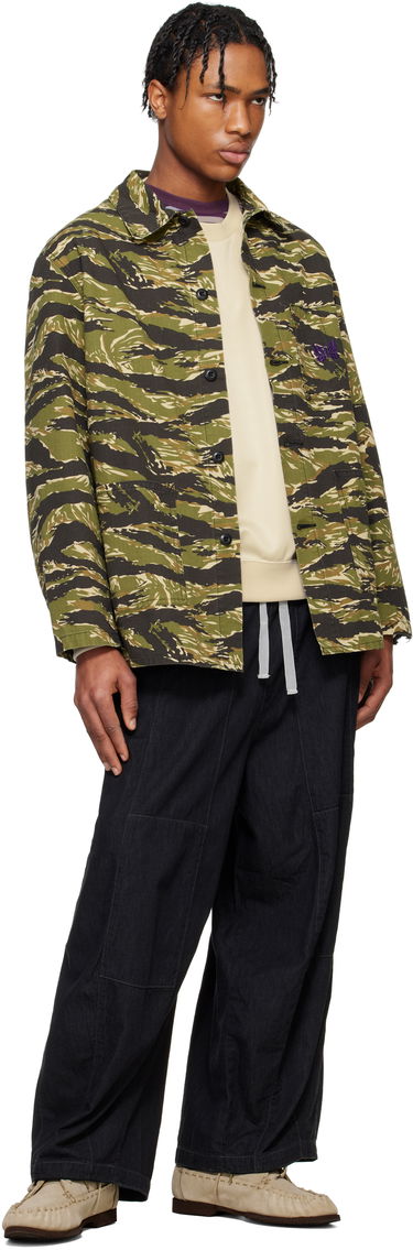 Paita Needles Needles D.N. Coverall Jacket Vihreä | QV149, 3