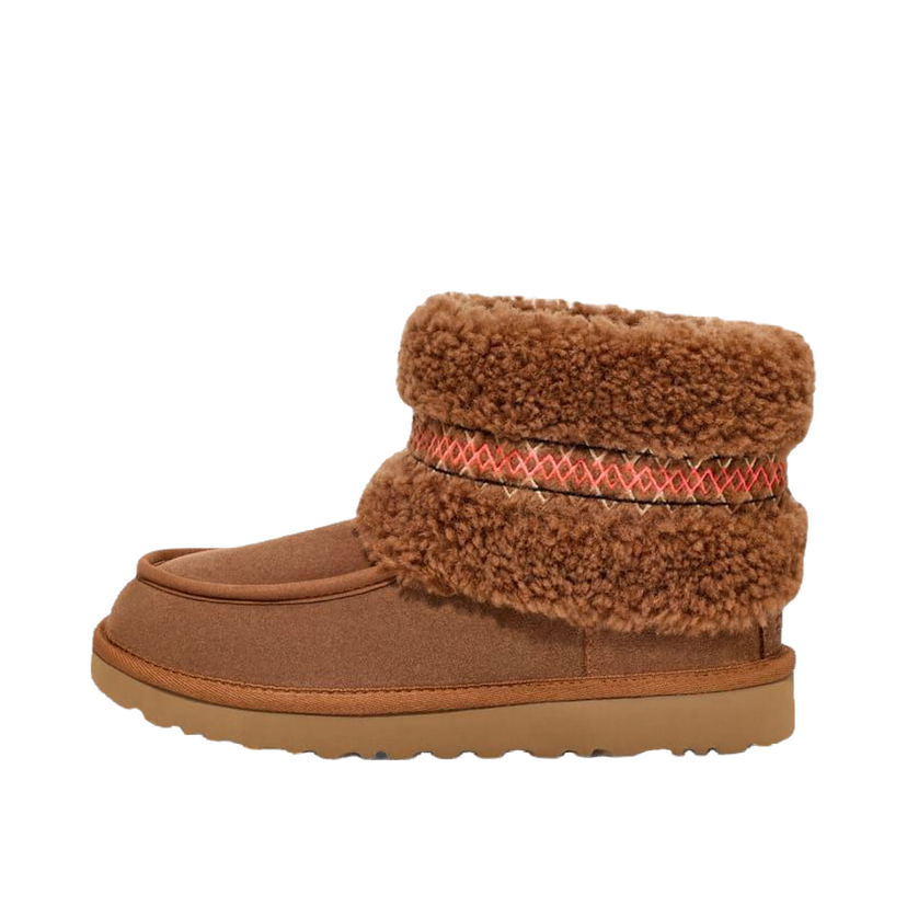 Tennarit ja kengät UGG Mini Heritage Braid "Hardwood" W Ruskea | 1148930-HWD