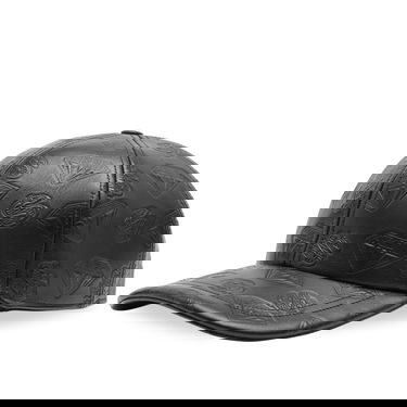 Korkki Moncler Genius x BBC Leather Baseball Cap Musta | 3B000-M3228-03-999, 0