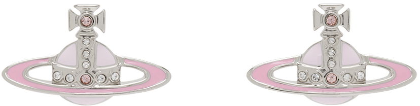 Korvakorut Vivienne Westwood Vivienne Westwood Small Neo Bas Relief Earrings Vaaleanpunainen | 62010039-02P439-CN