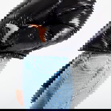 Puffer takki Tommy Hilfiger Alaska Cropped Puffer Jacket Musta | DW0DW16572 BDS, 2