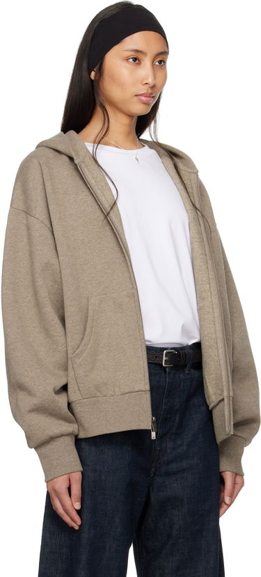 Huppari Fear of God Fear of God ESSENTIALS Classic Full Zip-Up Hoodie Harmaa | 192AS254781F, 1