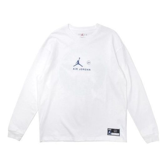 T-paita Jordan Jordan x Fragment Long-Sleeve Tee Valkoinen | DA2981-094
