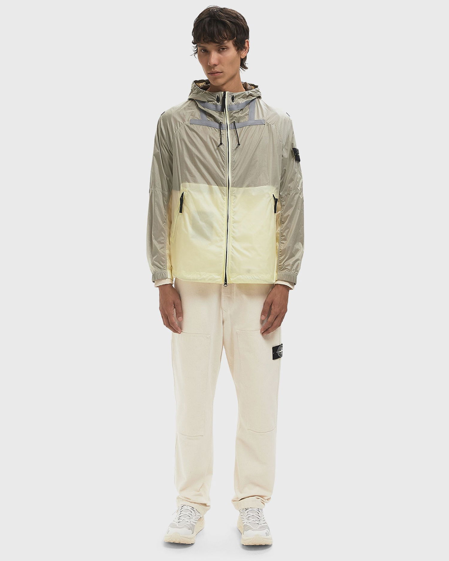 Takki Stone Island Hooded Dip-Dye Jacket Keltainen | K2S15Q100008S0163.V0093, 1