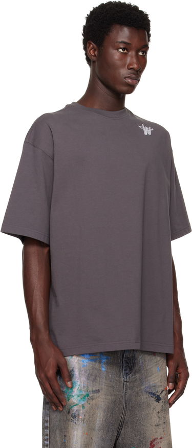 T-paita We11done We11done 'WD' T-Shirt Harmaa | WD-TP6-20-073-U-CH, 4