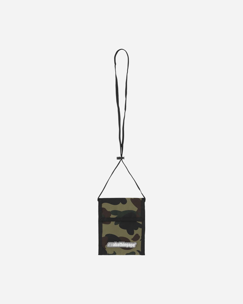 Lompakko BAPE 1st Camo Neck Wallet Vihreä | 1E80182039 001