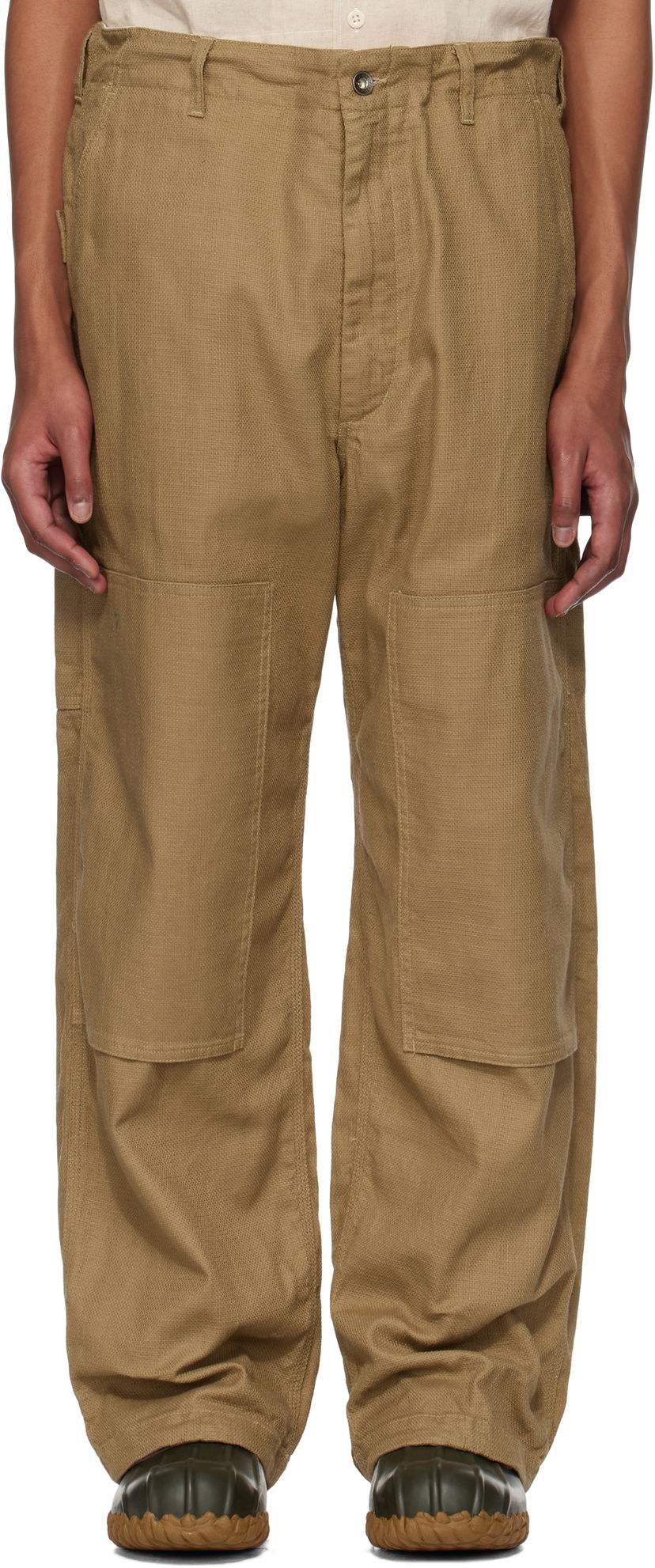 Cargo housut Engineered Garments Engineered Garments Painter Trousers Ruskea | 25S1F005