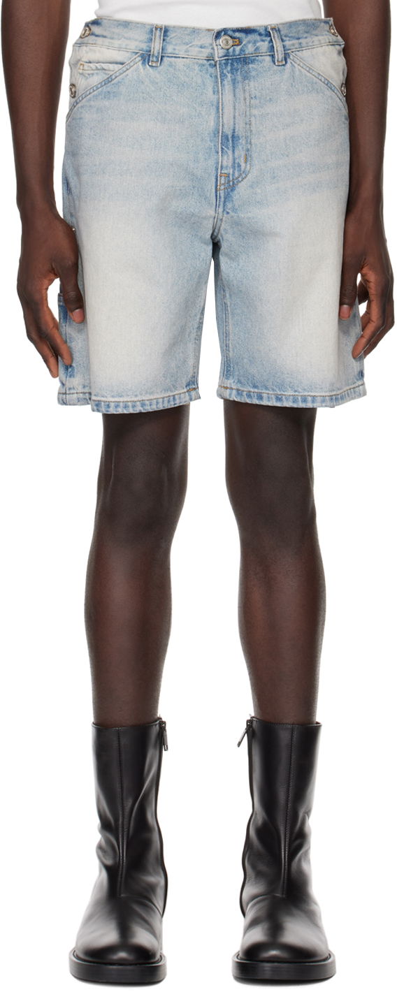 Shortsit Courrèges Sailor Denim Shorts Sininen | 124DSH026DE0016