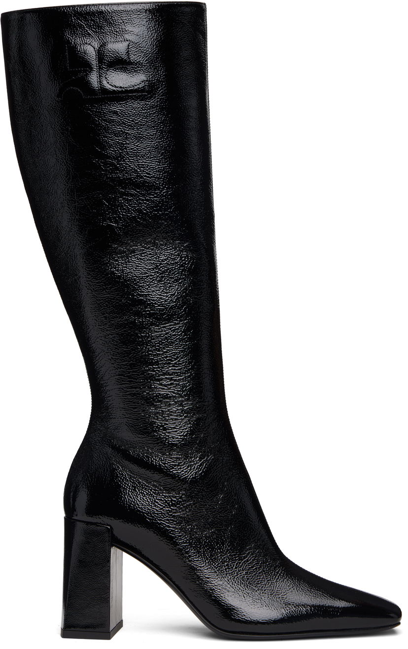 Tennarit ja kengät Courrèges Courrèges Heritage Shadow Tall Boots Musta | 325SBT061CR0043