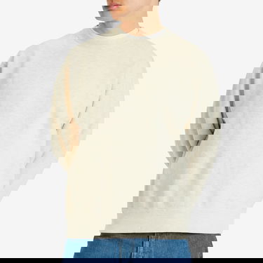 Villapaita BEAMS Beams Plus Crew Sweatshirt, Size Large Beige | 3813-0191-103-09, 2