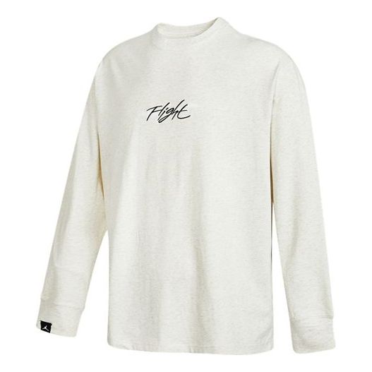 Villapaita Jordan Air Jordan Flight Long Sleeve T-Shirt Beige | DH8963-141