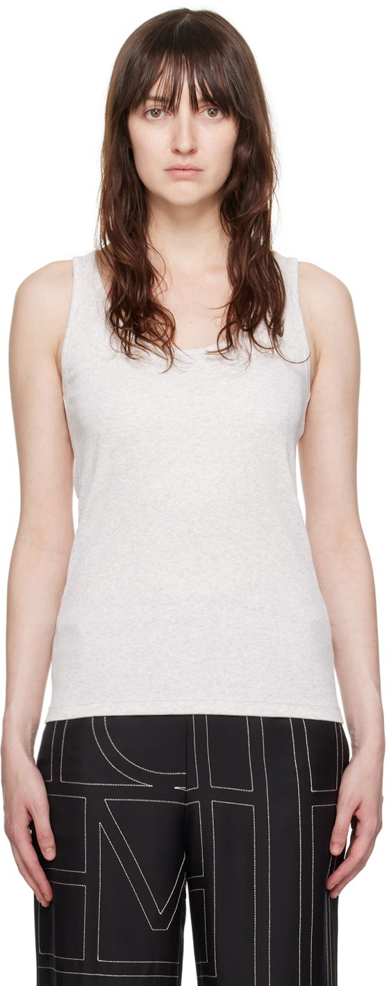 Tankkitoppi TOTEME Classic Tank Top Harmaa | 243-WRT1053-FB0246