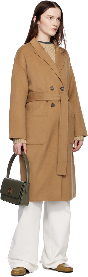 Takit Anine Bing Anine Bing Dylan Double-Breasted Wool Coat Ruskea | A-01-4001-200, 3