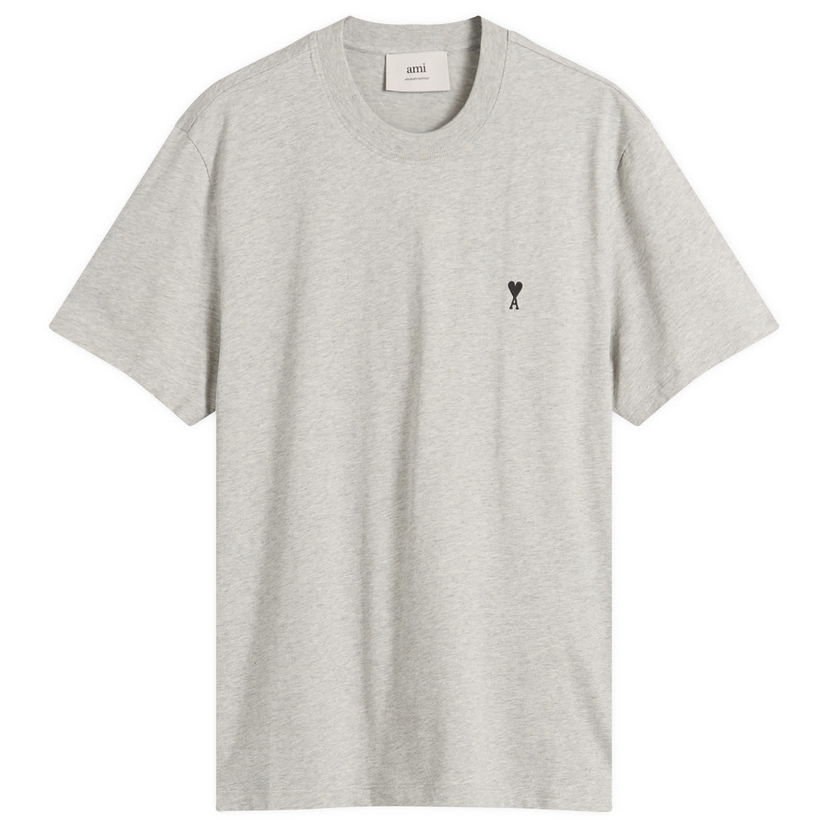 T-paita AMI AMI Paris Men's ADC Light Jersey T-Shirt, Size Large Harmaa | H25HTS346-724-0951H25