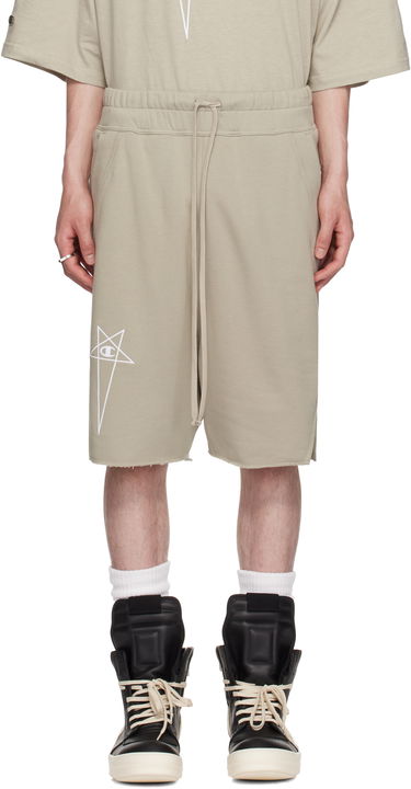 Shortsit Rick Owens Rick Owens Champion Edition Beveled Pods Shorts Beige | CM01E1688 CHFE FELPA, 0
