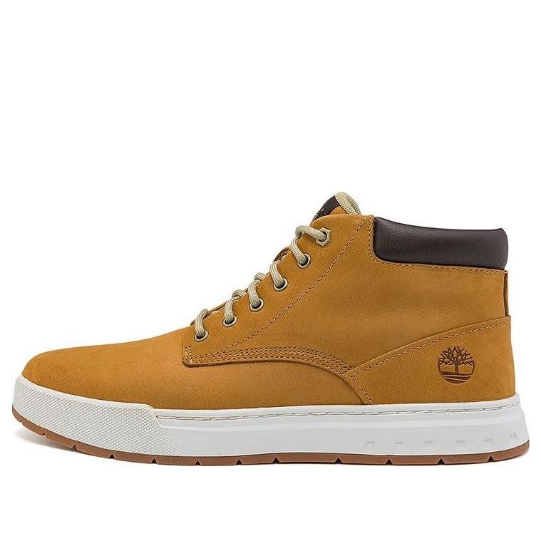 Tennarit ja kengät Timberland Maple Grove Wide Fit Leather Chukka Beige | A5PRVW