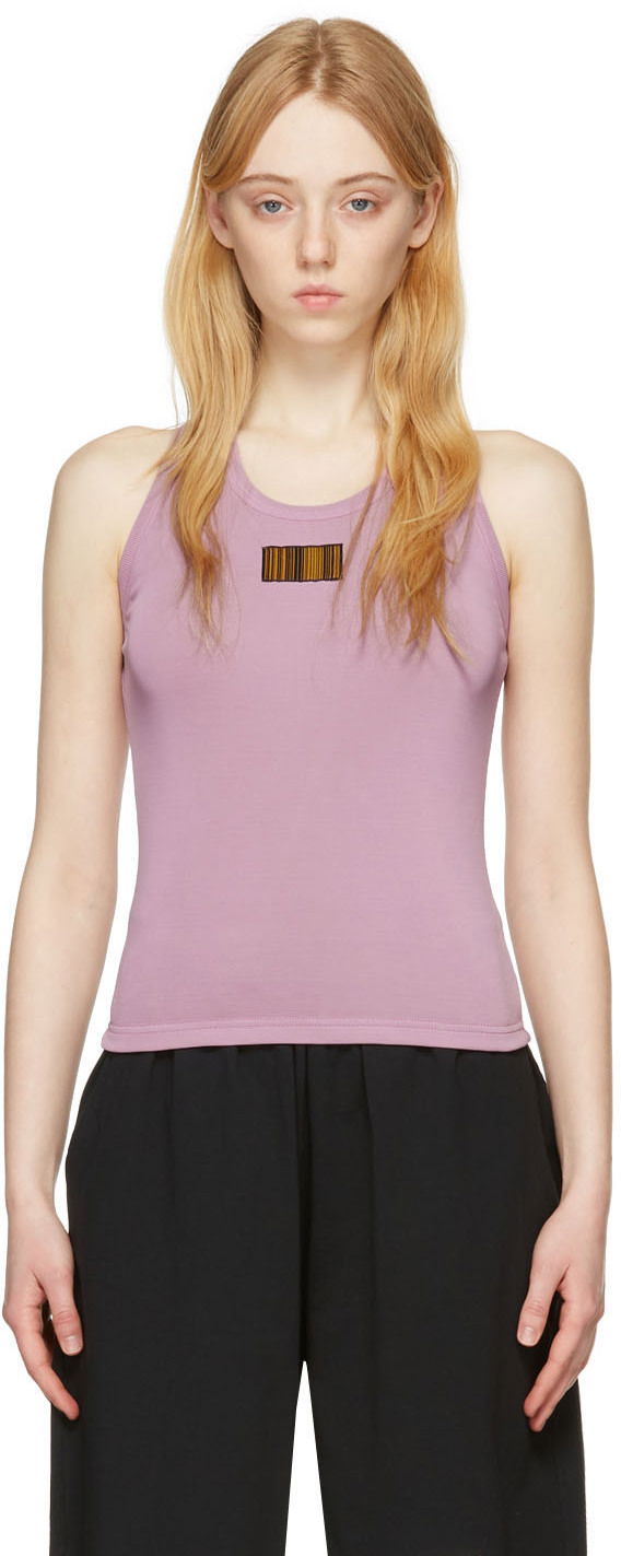 Tankkitoppi VETEMENTS VTMNTS Barcode Tank Top Violetti | VL12TR840L