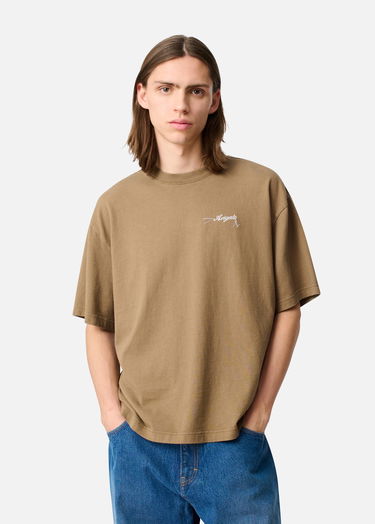 T-paita AXEL ARIGATO Honor Washed Short Sleeve T-Shirt Beige | A2681010, 7