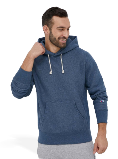 Huppari Champion Hooded Sweatshirt Tummansininen | 218800