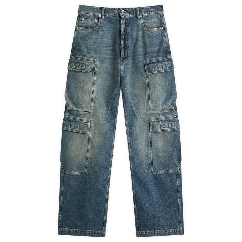 Cargo housut Rick Owens Rick Owens DRKSHDW Double Cargo Jeans 25" Sininen | DS01E3308-DWB-06