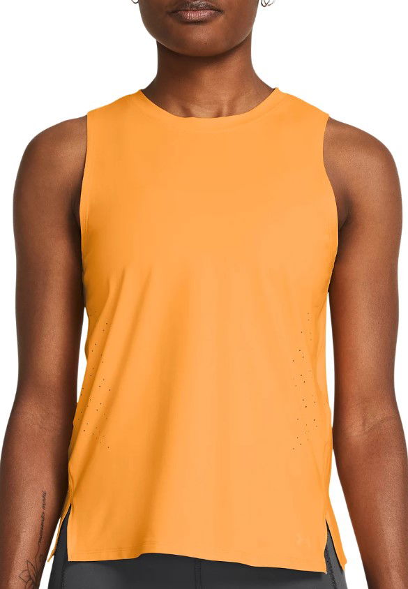 Tankkitoppi Under Armour Elite Launch Tank Top Keltainen | 1383363-803
