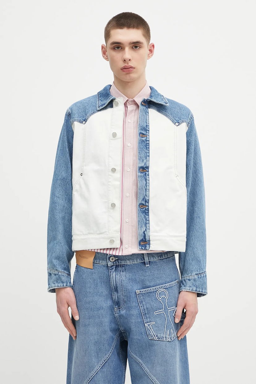 Takki Aries Aries Patchwork Western Carpenter Jacket Sininen | AR7030503