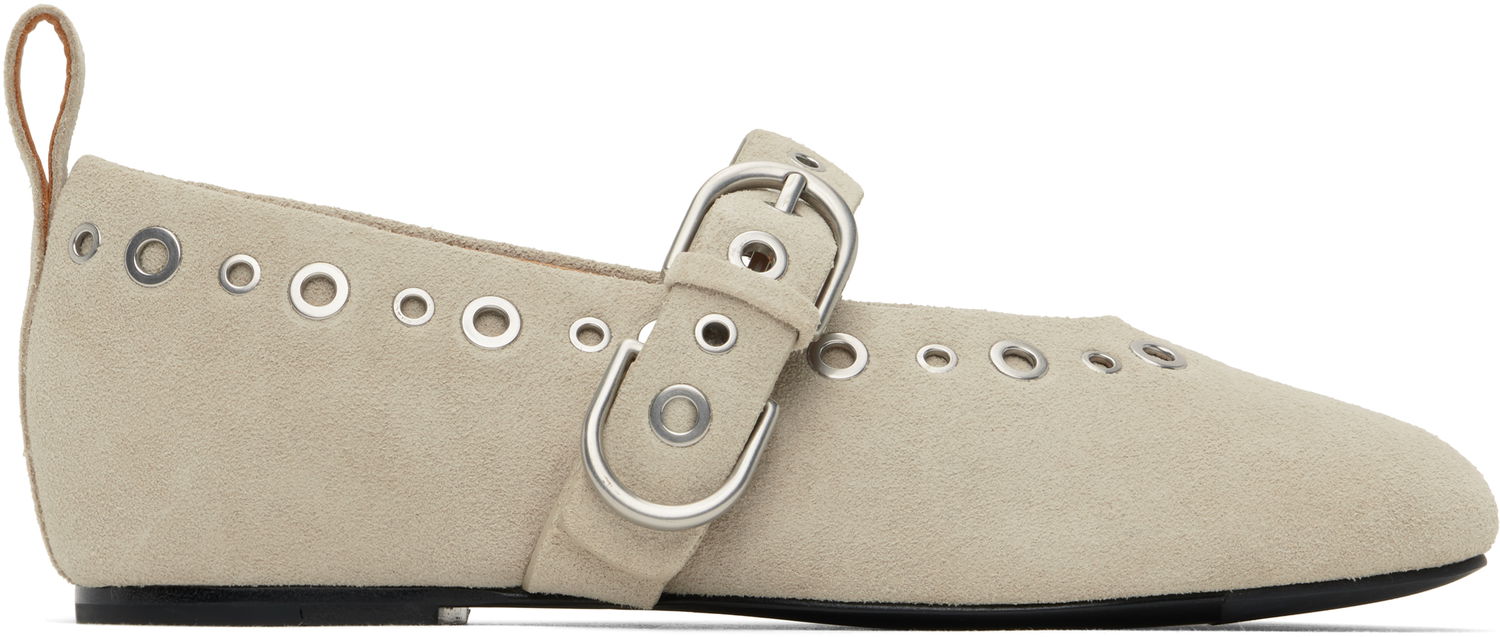 Vaatteet rag & bone rag & bone Spire Mary Jane Ballerina Flats Beige | WFF24HF1008SU08, 0