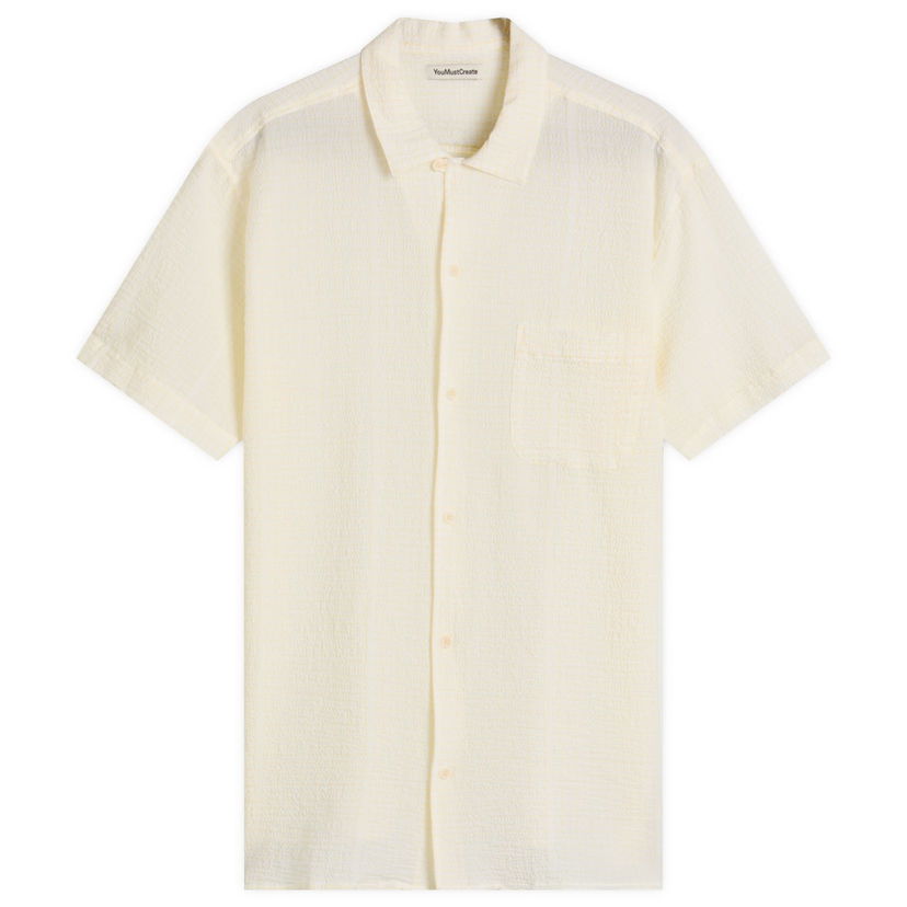 Paita YMC YMC Malick Stripe Vacation Shirt, Size Large Keltainen | P2YMC-10