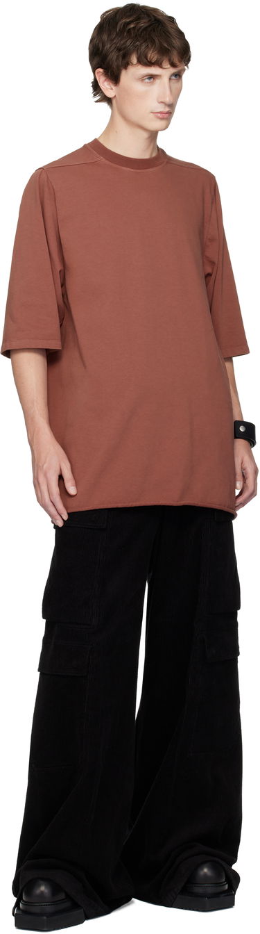 T-paita Rick Owens Concordians Jumbo SS T-shirt Ruskea | RR02E1274 RIG, 3