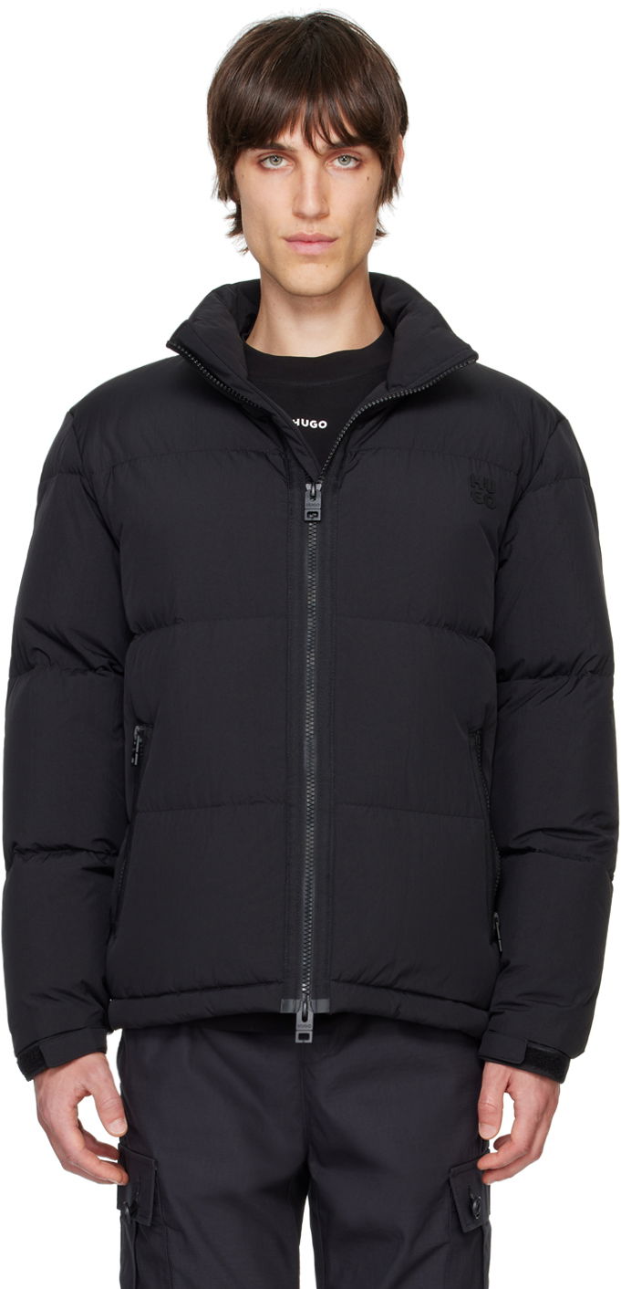 Puffer takki BOSS Water-Repellent Down Jacket Musta | 50522226