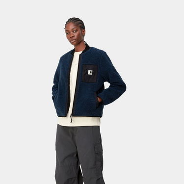 Takki Carhartt WIP Janet Liner Jacket "Squid / Black" Tummansininen | I025151_1T2_XX, 3