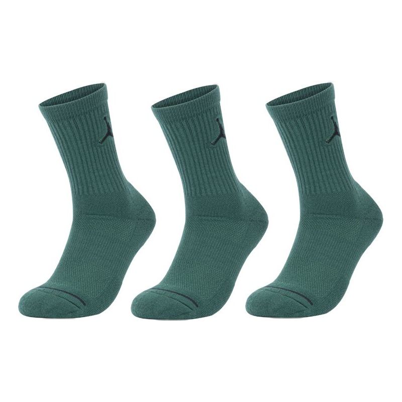 Sukat Jordan Jordan Everyday Max Crew Socks (3 Pairs) Vihreä | SX5545-333