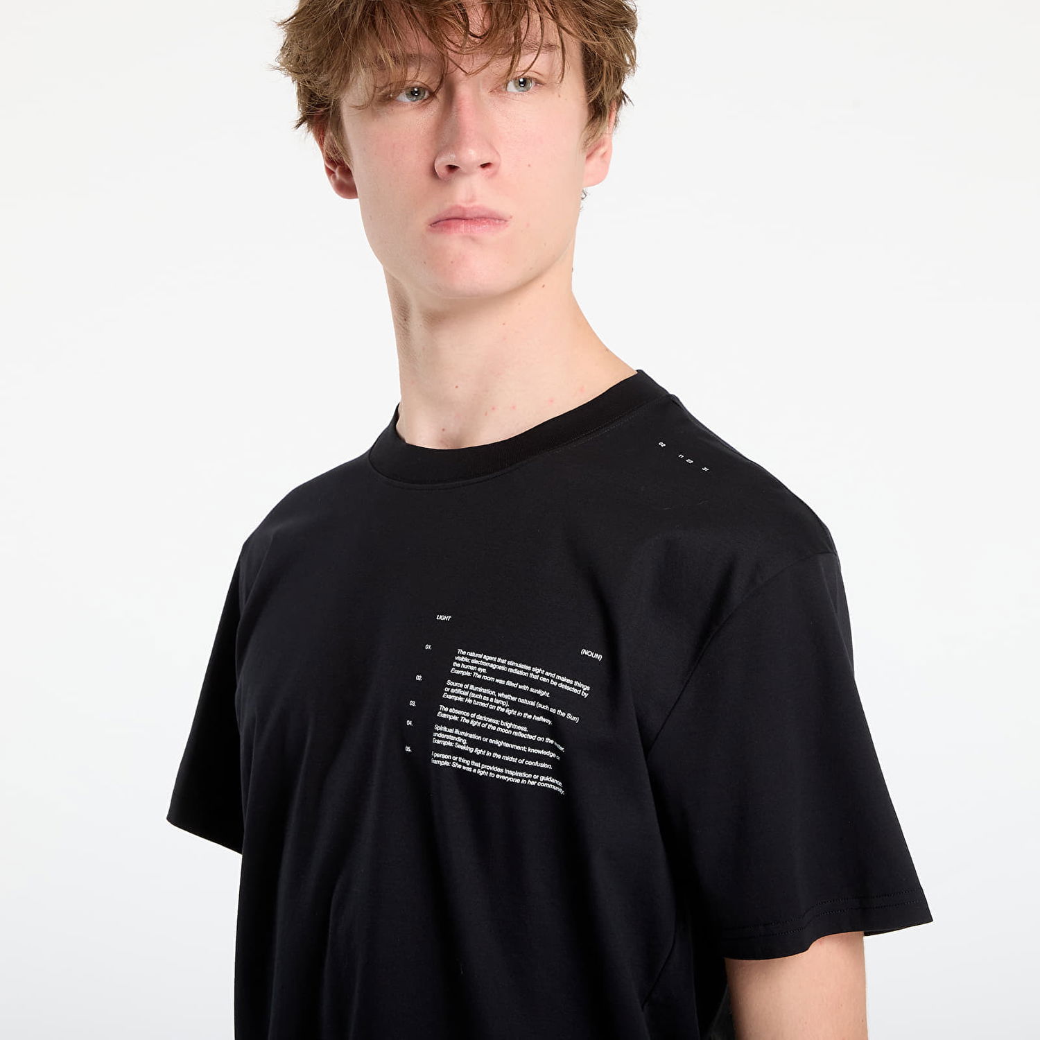 T-paita HELIOT EMIL Photon T-Shirt Black Musta | AW25_M_09_150_BLK01, 1