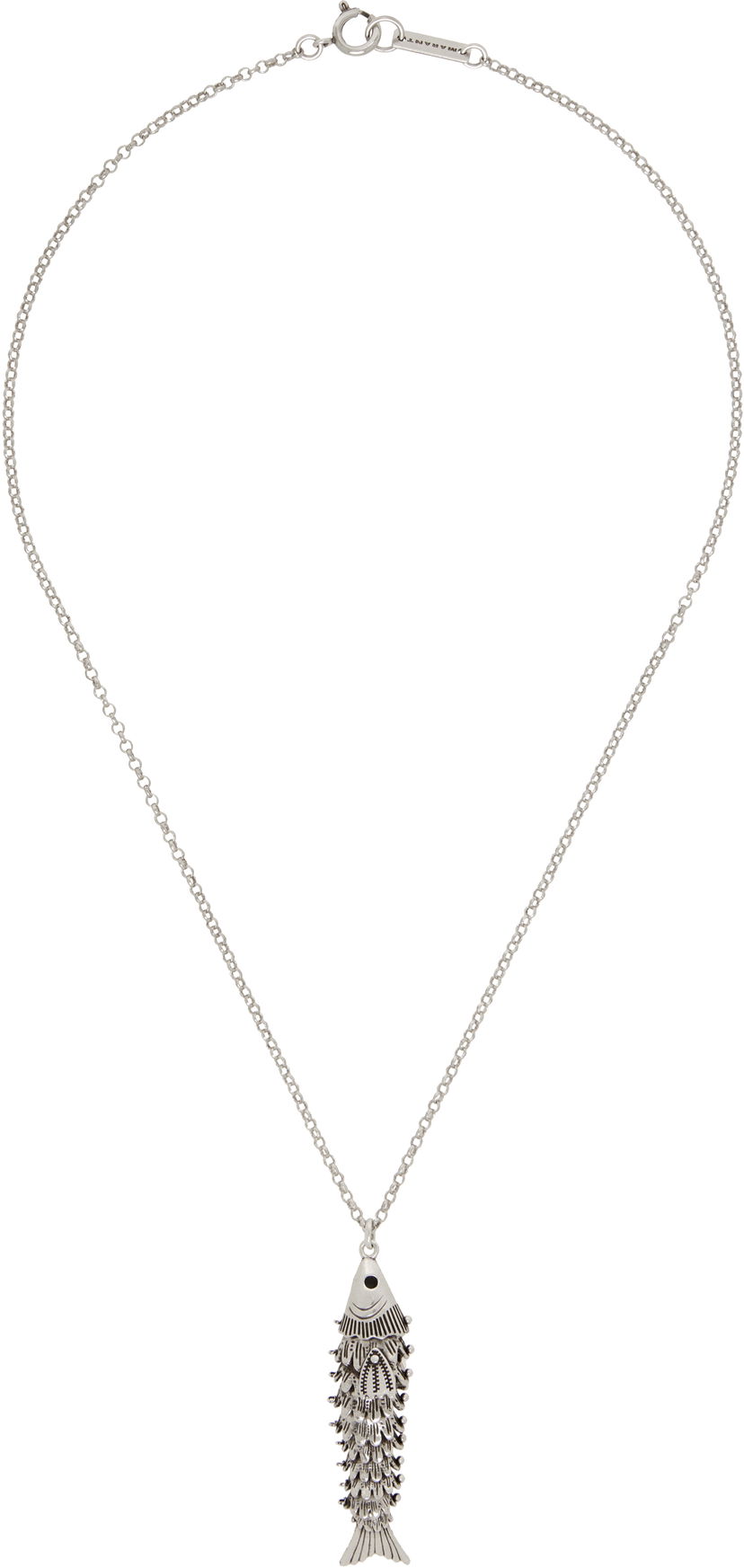 Kaulakoru ISABEL MARANT Silver River Necklace Metallinen | CO0132HA-B4B05T