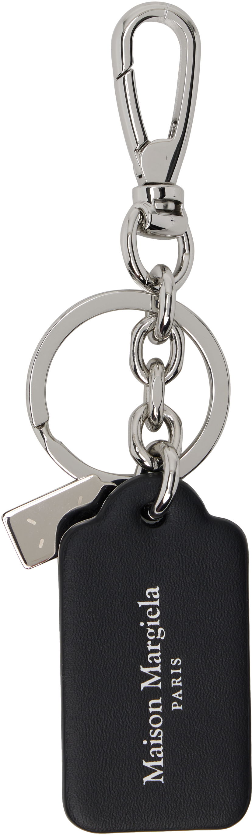 Avaimenperät Maison Margiela Maison Margiela Double Tag Keychain Musta | SA2UA0014 P4745