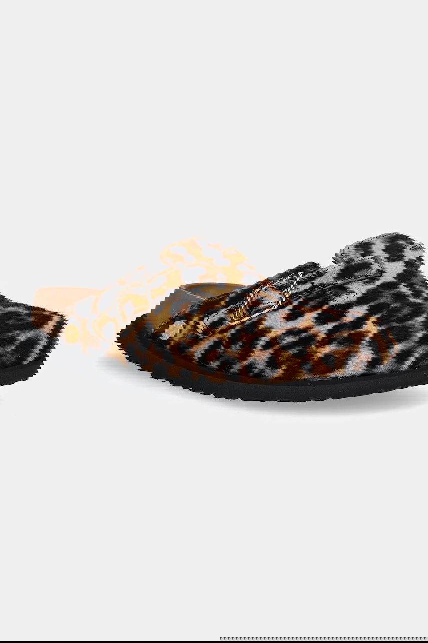 Tennarit ja kengät Birkenstock Leopard Print Clog with Buckle 1774 Boston FUR Monivärinen | 1031919, 0