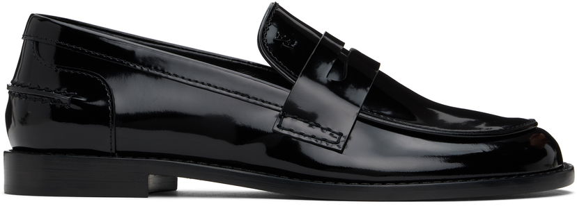 Asusteet Amina Muaddi Amina Muaddi Tilda Loafers Musta | TILDA LOAFER LEATHER