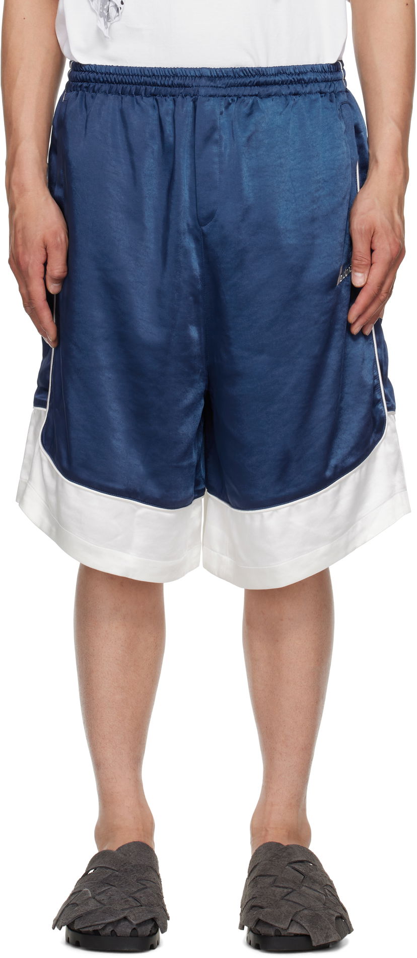 Shortsit We11done We11done Selldone Track Shorts Sininen | WD-TA1-25-703-U-NV