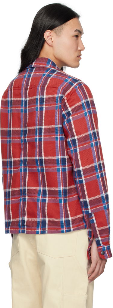 Paita Rick Owens Rick Owens DRKSHDW Hollywood Cropped Overshirt Punainen | DL01E6299 HCPJP, 2