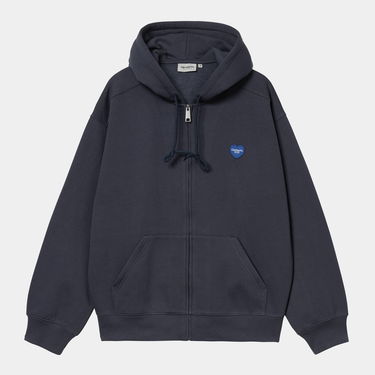 Huppari Carhartt WIP Hooded Heart II Hartt Sweat Jacket Tummansininen | I035176_7, 0